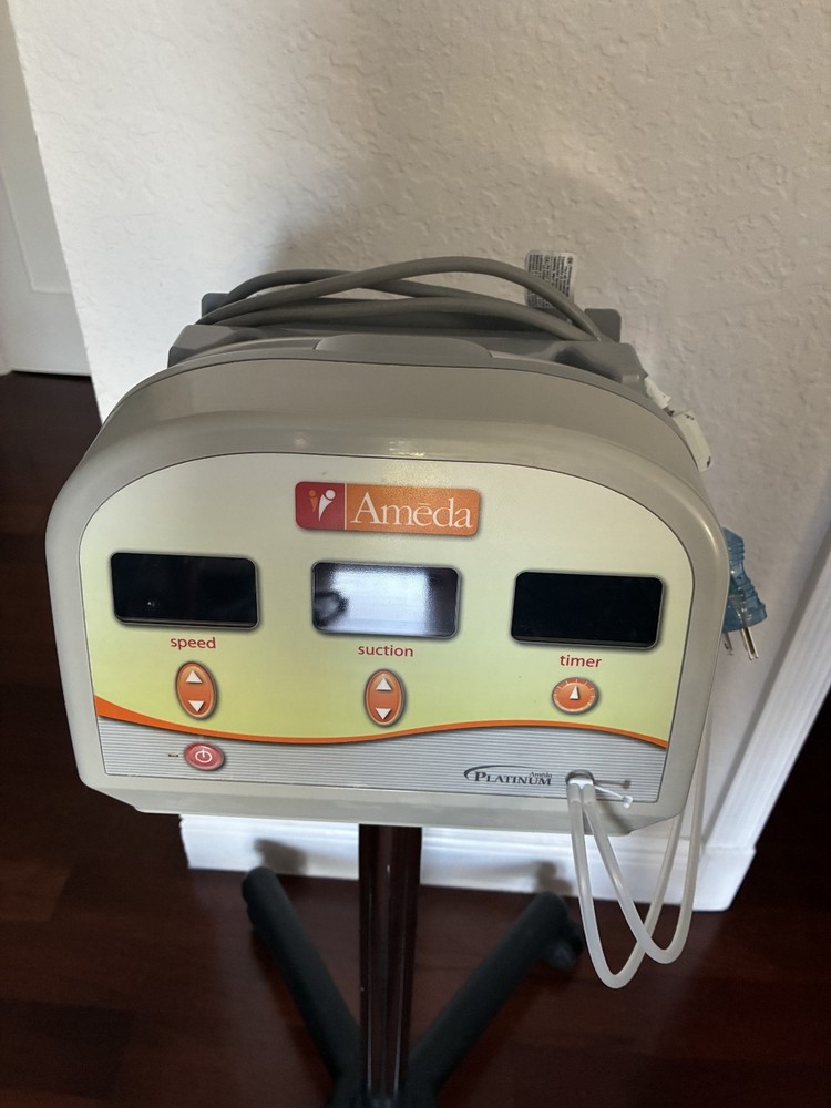 Ameda Platinum Breast Pump With Rolling Stand Model: 24501817