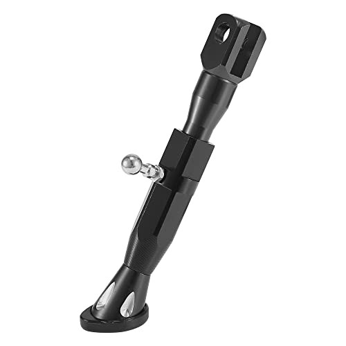 Universal Adjustable Motorcycle Kickstand Side Support Stand CNC Black