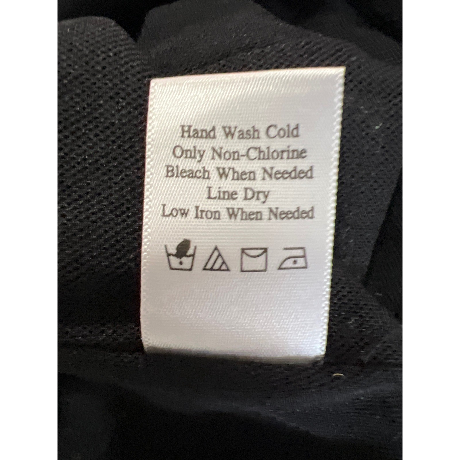 Coldwater Creek Dress Women 16 Black White Abstract Mesh Cap Sleeve Fit Flare