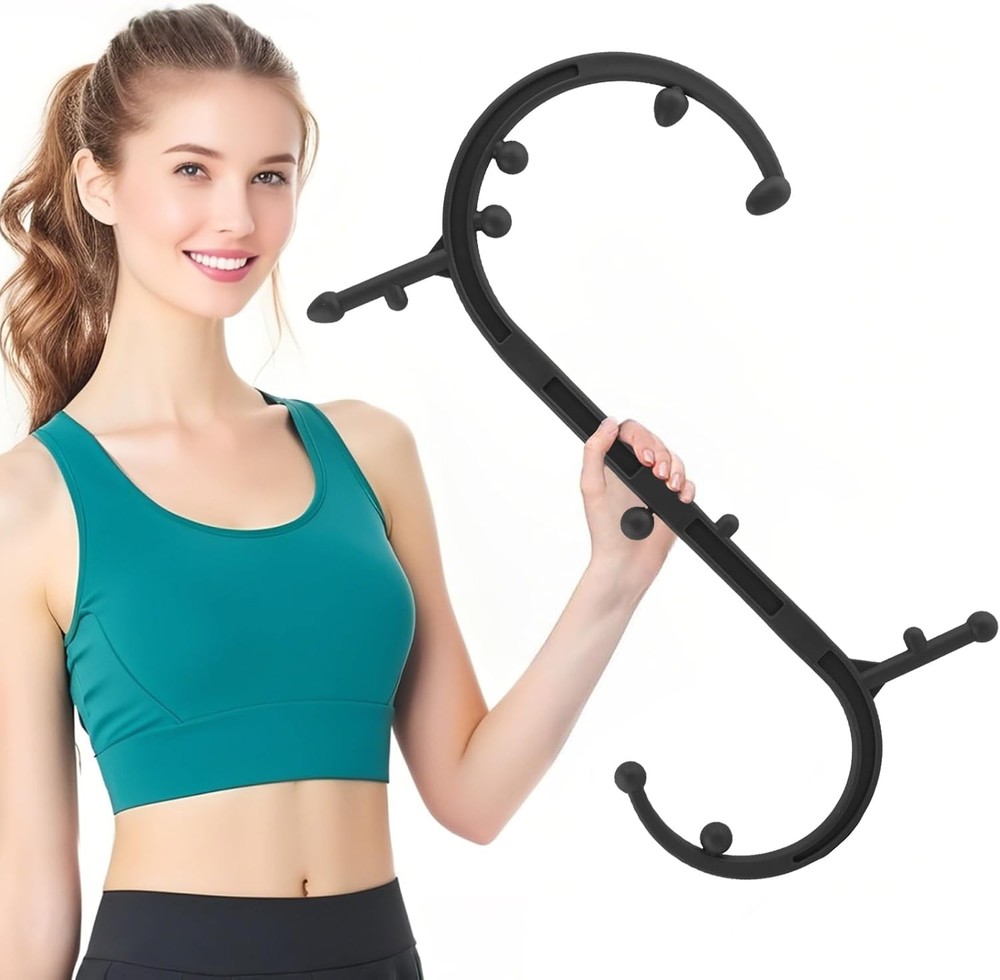 Massage Trigger Point Cane Muscle Release Tool Self Massages Hook Cane Full B...
