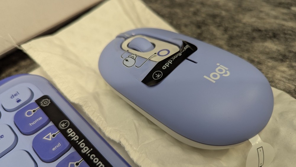 Logitech POP ICON Combo, Bluetooth Keyboard and Mouse Combo Lilac 🔥NEW🔥