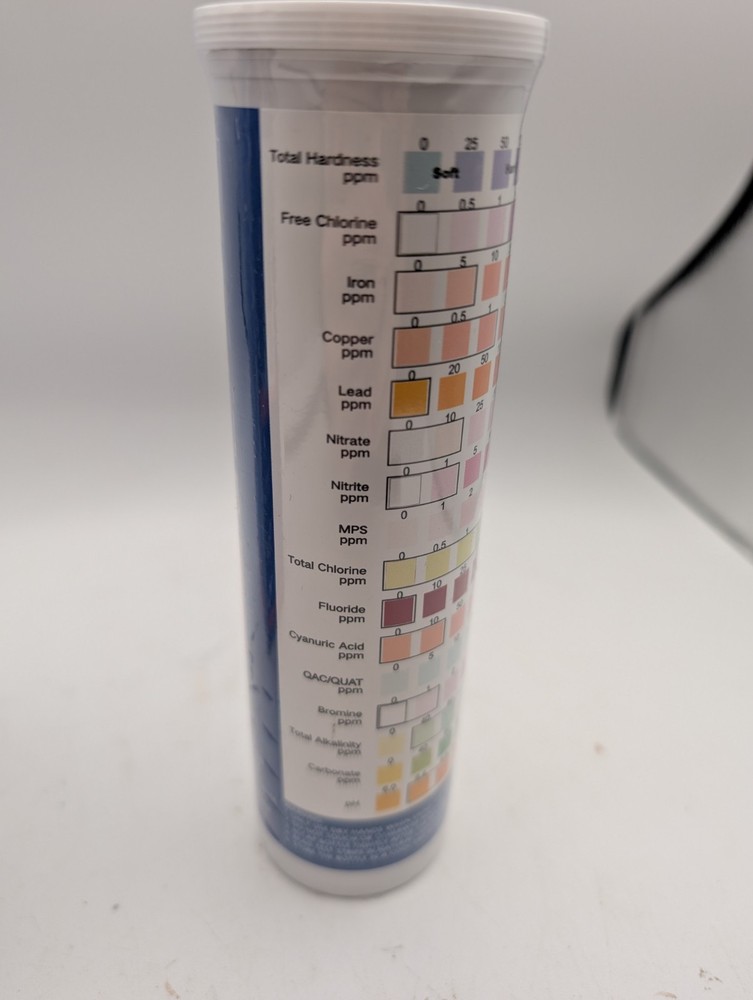 17 Elements Water Testing Kit for PH Hardness,bacteria in Home Tap Water