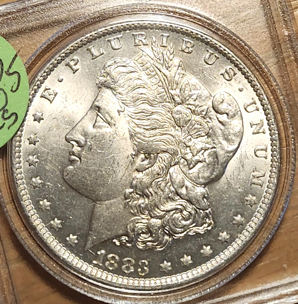 1883 O BU MORGAN 90% SILVER #5