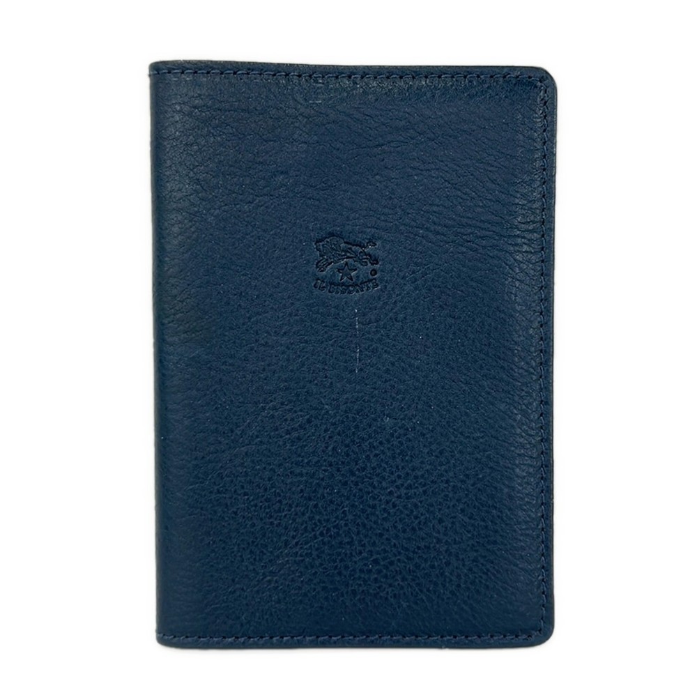 IL BISONTE - SCA005 Navy Leather Agenda