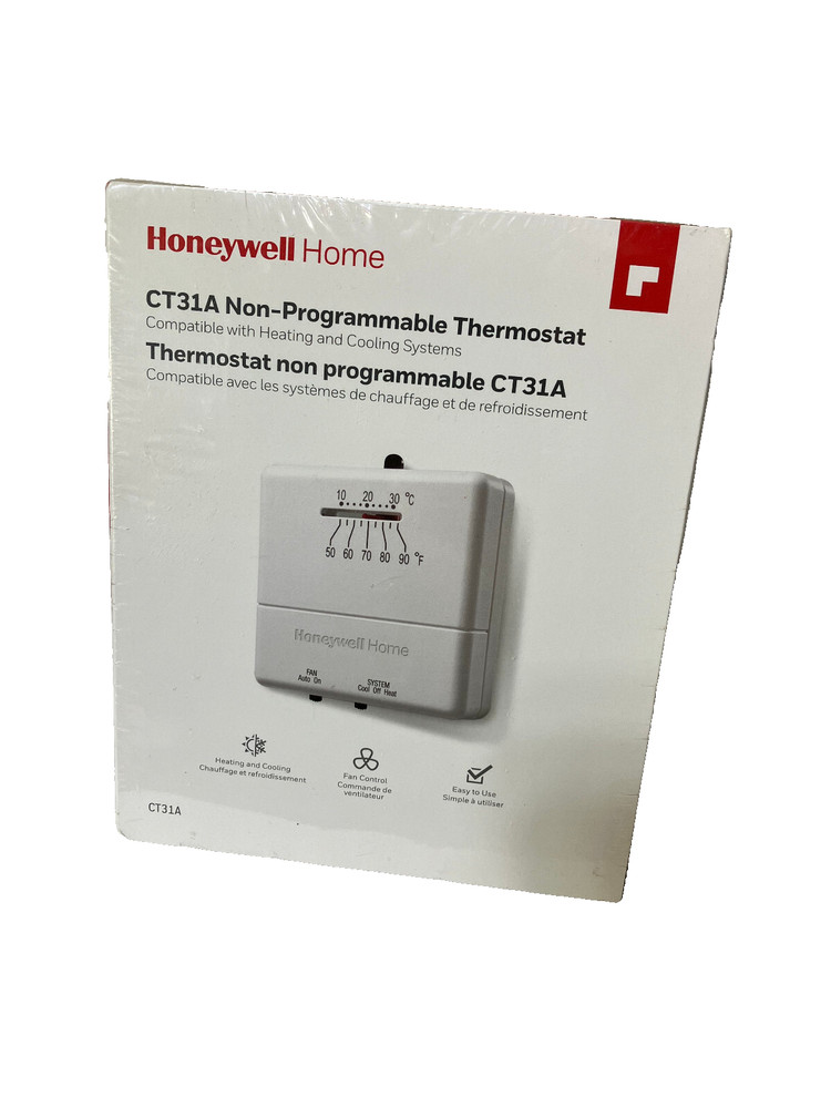 Honeywell Non Programmable Thermostat CT31A Heating Cooling New