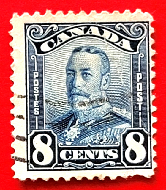Canada Stamp #154 "King George V Scroll Issue" Used