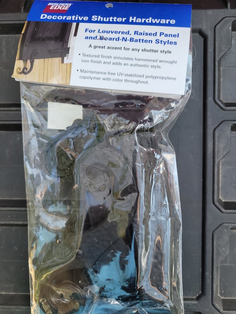 Builders Edge Decorative Shutter Hardware S Hook Decorative Hinge