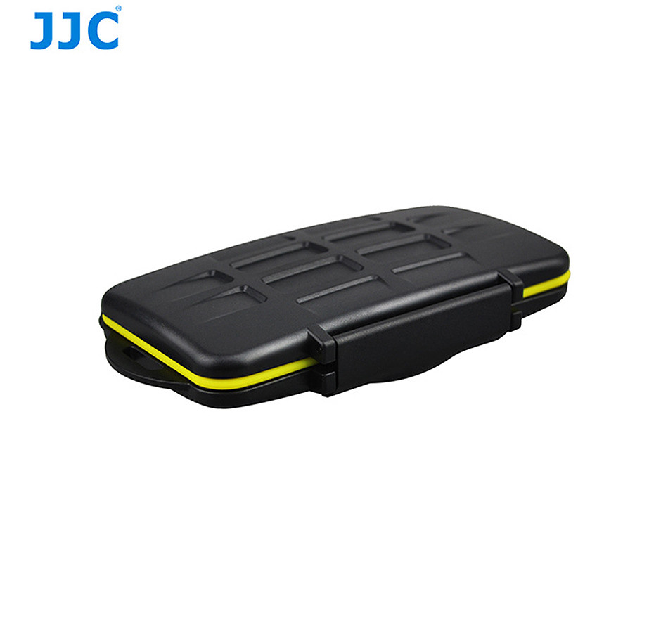 JJC  Water-resistant Shockproof Storage Memory Card Case For 12 SD Cards