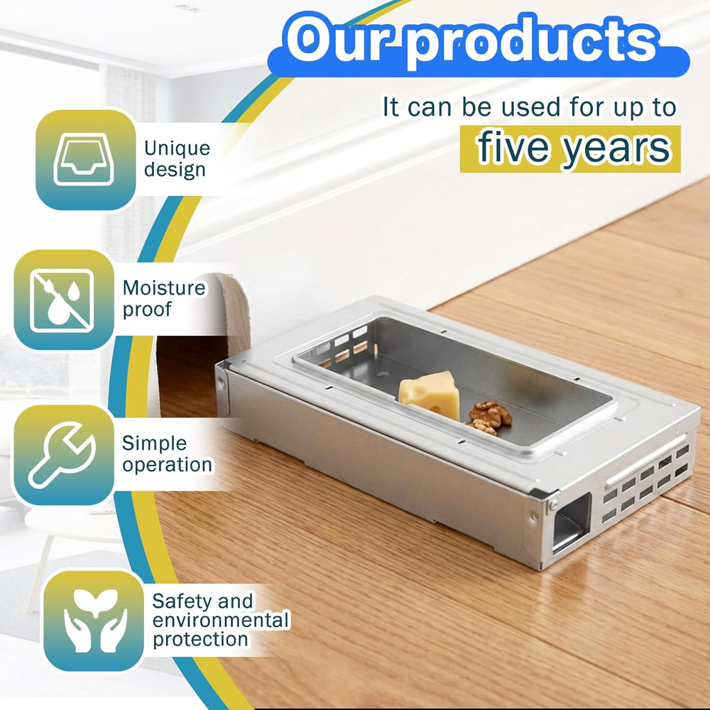 Reusable Solid Pro Series Multi-Catch Mouse Trap