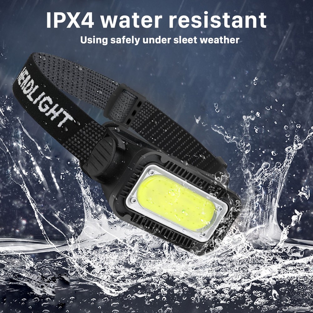 USB Rechargeable LED Headlamp Headlight Head Lamp Torch Flashlight Waterproof