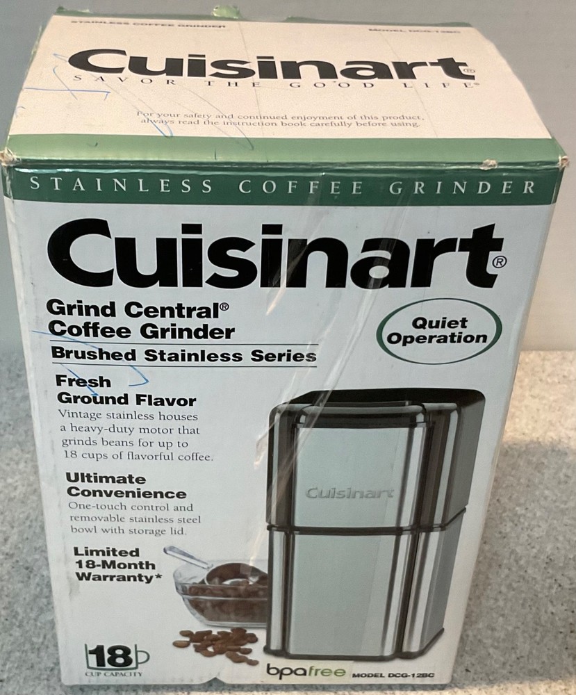 Cuisinart Grind Central Coffee Grinder 18 Cup Capacity DCG-12BC