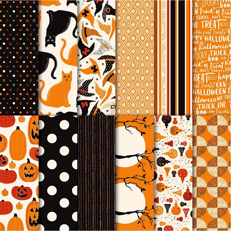 Stampin' Up! 12 x 12 Spooky Night Designer Series Paper New