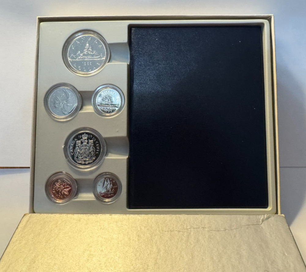 1985 Canada 6 coin Specimen Set w/ RCM PKG & COA