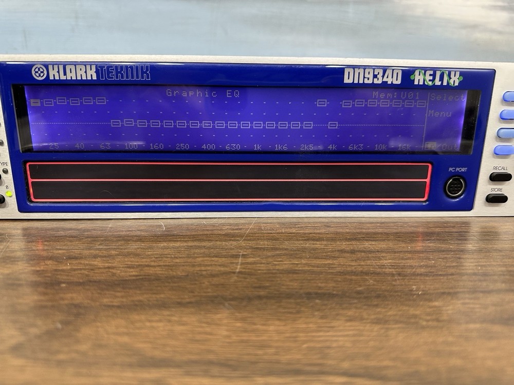 Klark Teknik DN9340 DIGITAL EQUALIZER WORKING GREAT