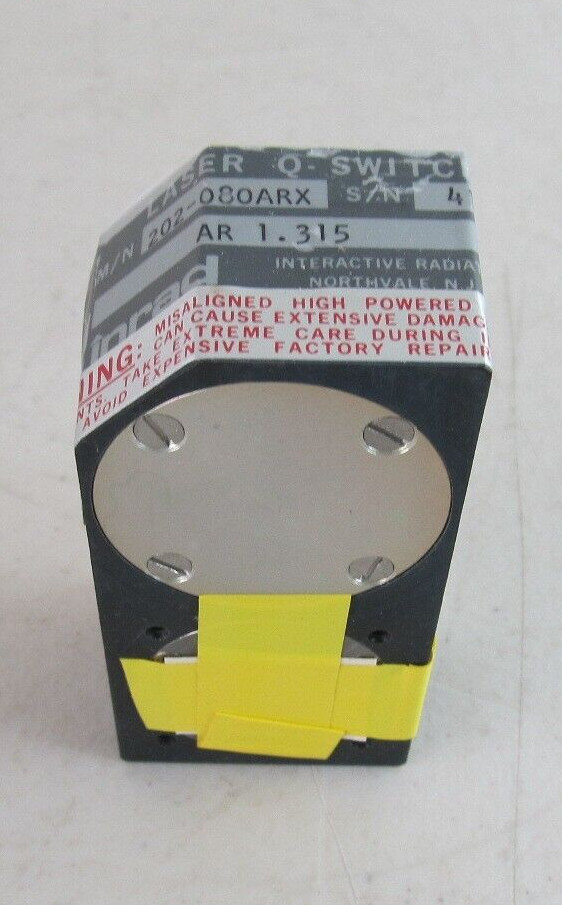Inrad Laser Q-Switch 202-080ARX AR 1.315