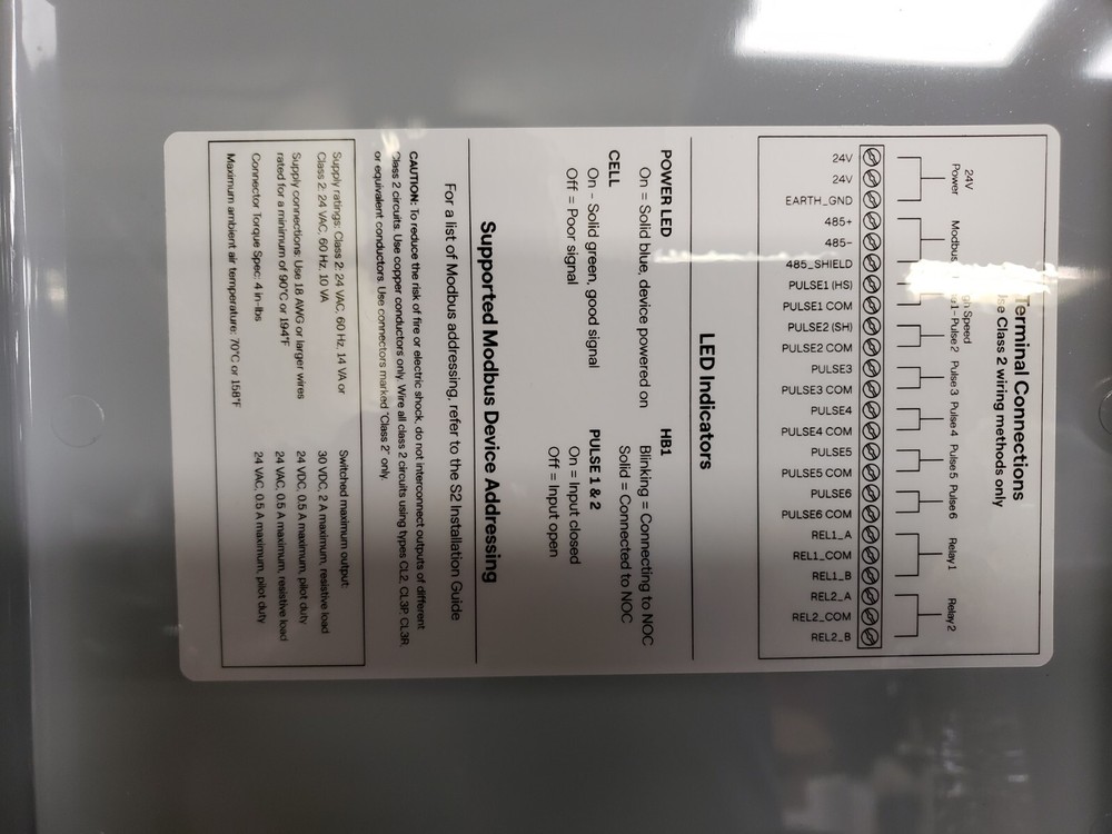 Enel X Site Server Model S2- Input: 24VDC / 2A- NEW
