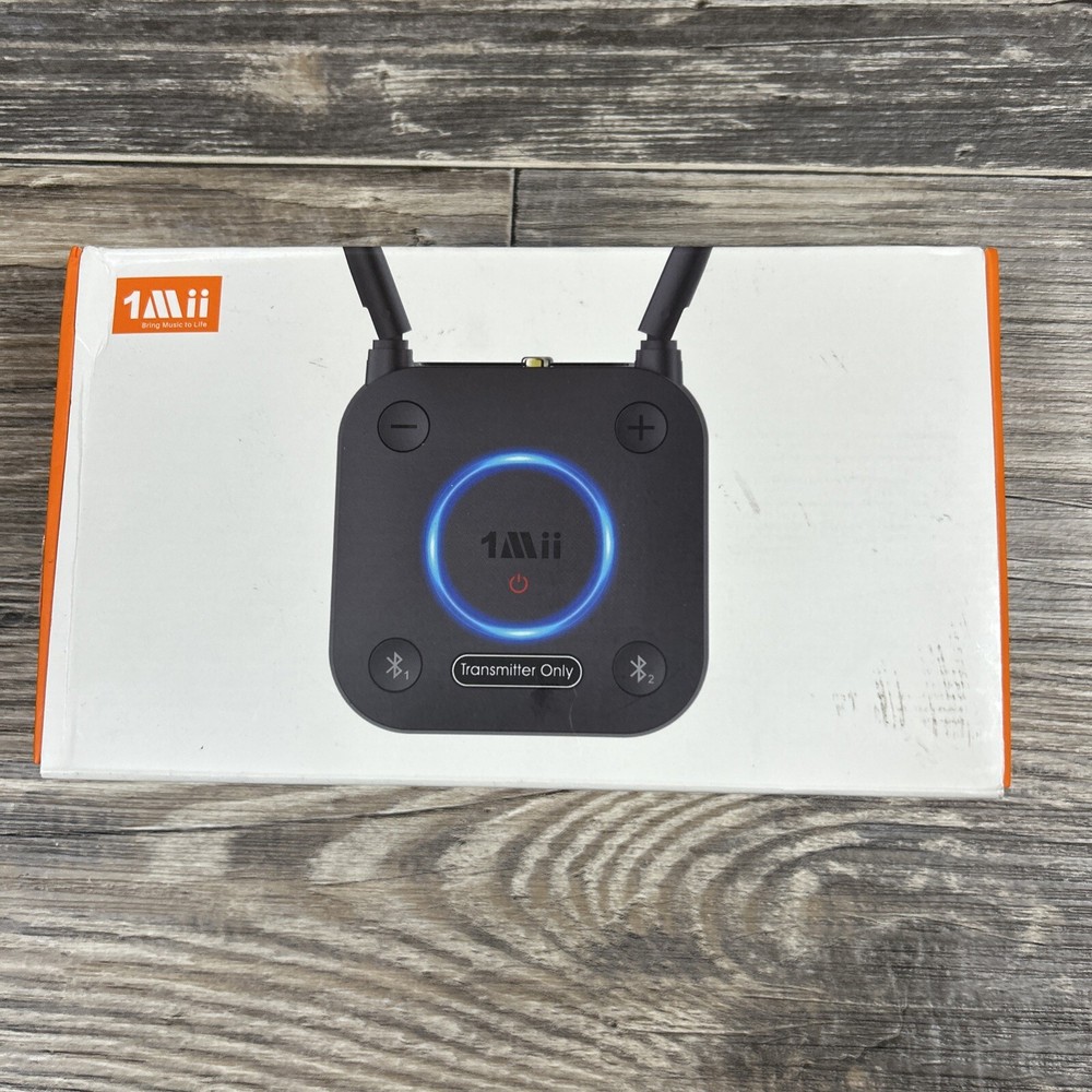 1Mii B06TX Bluetooth 5.2 Transmitter for TV to Wireless Headphone/Speaker PNP