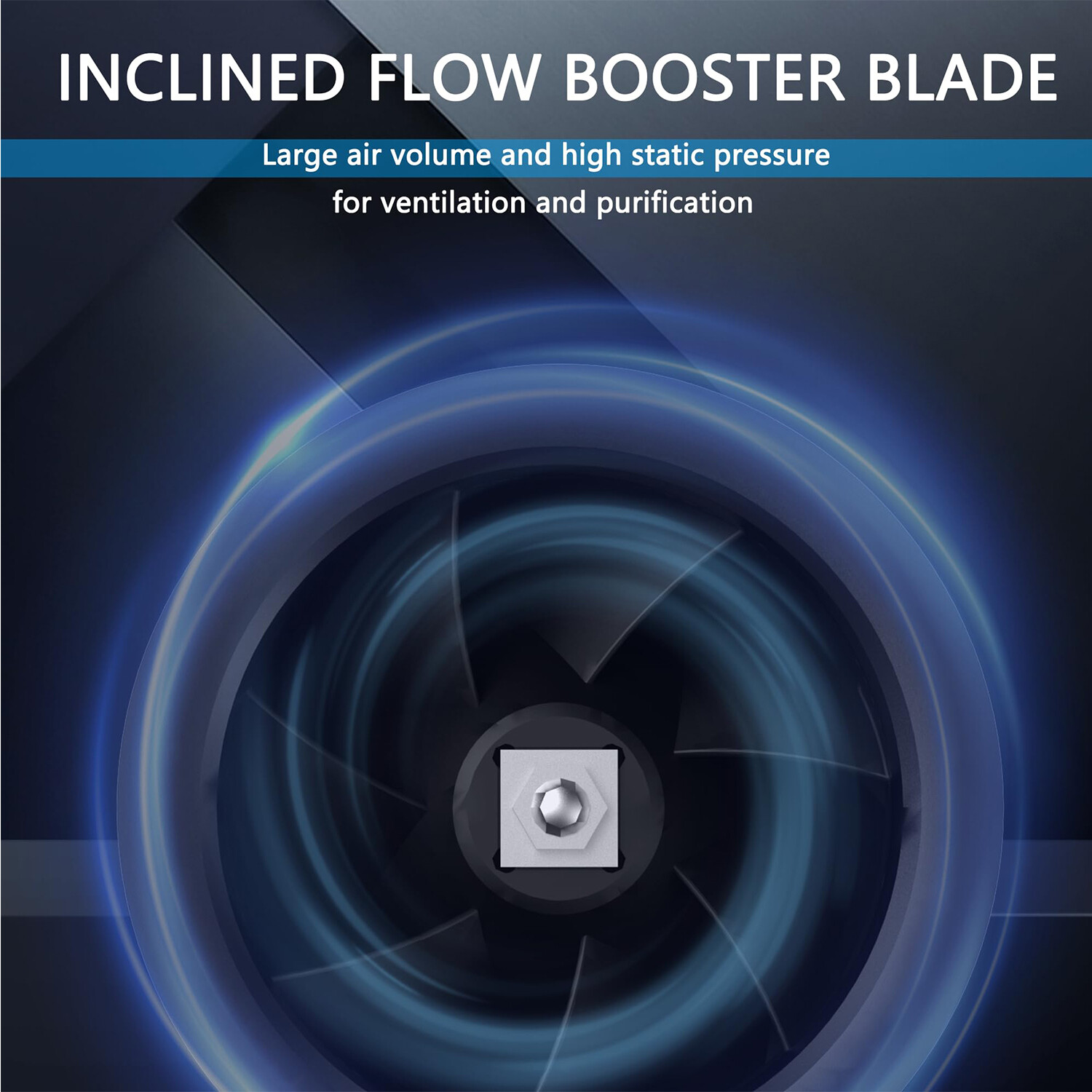 4/6/8/10/12 In Exhaust Fan Inline Duct Fan HVAC Blower Kit With Speed Controller