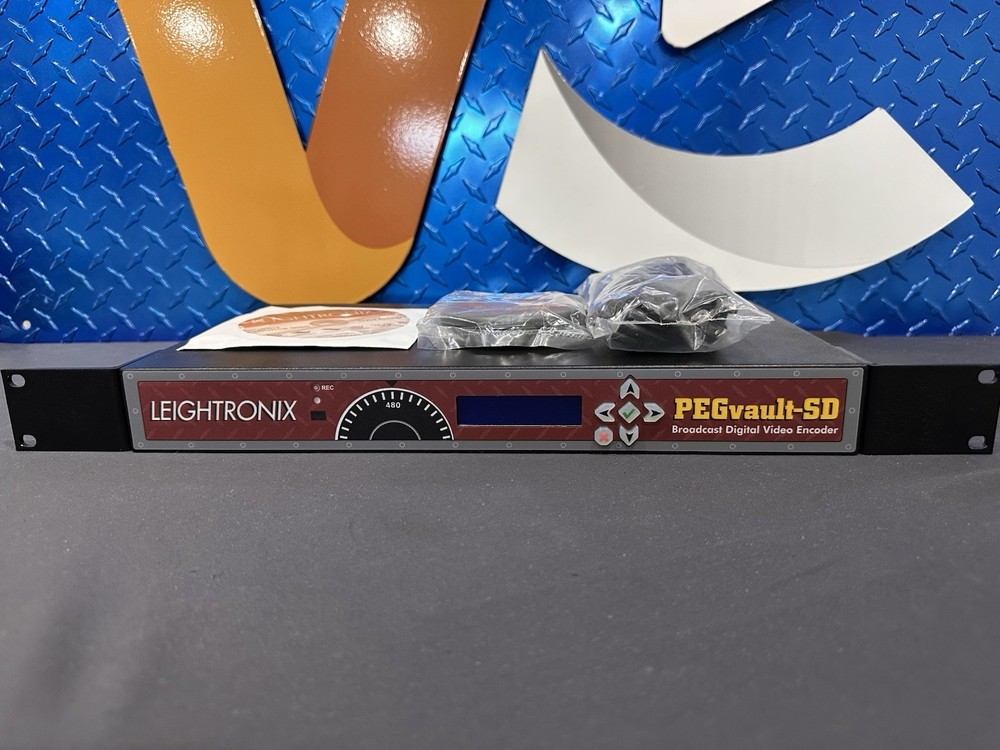 NICE Leightronix PEGVault-SD Broadcast Digital Video Encoder W/ Rack Ears