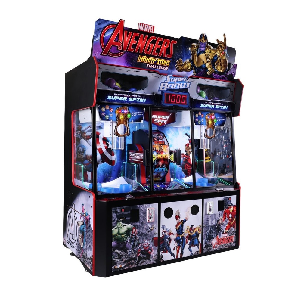 Andamiro Marvel Avengers Infinity Stone Challenge Ticket Redemption Arcade Game