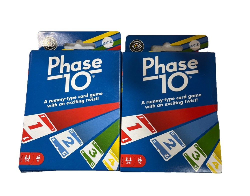 Phase 10 Card Game (2 Pack)