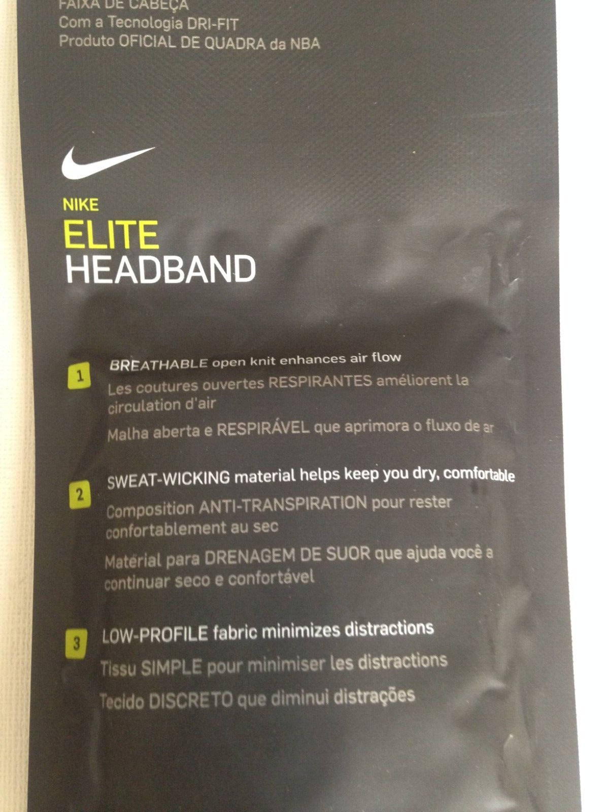 Nike Basketball NBA Purple Headband Elite Headbands CT3649-528