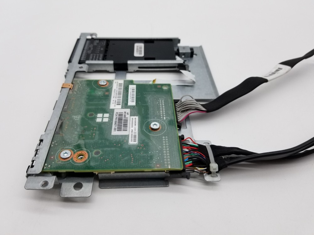 HP Proliant Front I/O Control Panel 654071-001 w/ Cables and Bracket