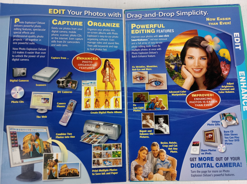 Vintage Photo Explosion Deluxe Software (Complete in Packaging) 2002 CD ROM