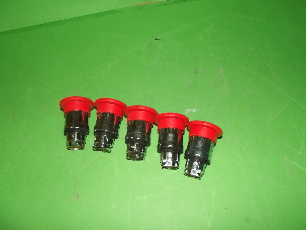 (SET 5 pcs.) Schneider Electric ZB4 BS844 RED Mushroom PB