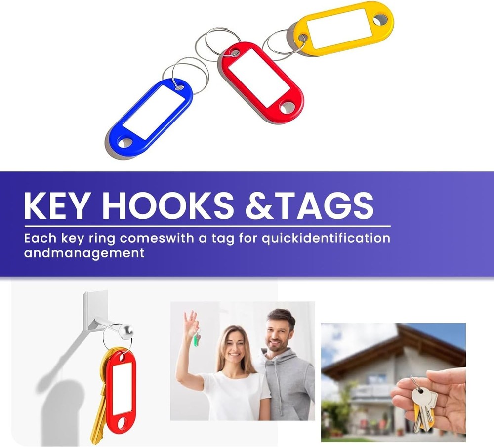 20Key Storage Box w/ Code Key Cabinet Organizer Wall Mount with Combination Lock