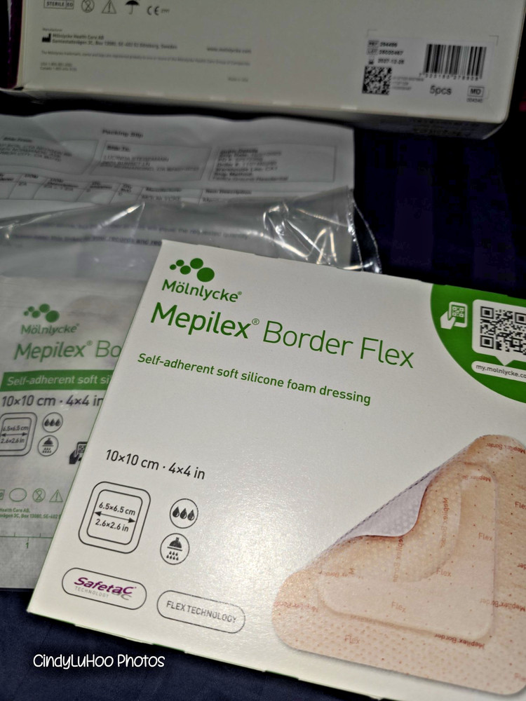 Mepilex Border Flex 4" x 4" bandage