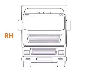 +MAN TGX (2013 ON) FRONT BUMPER STEP SUPPORT BRACKET DRIVER SIDE RH MAN515