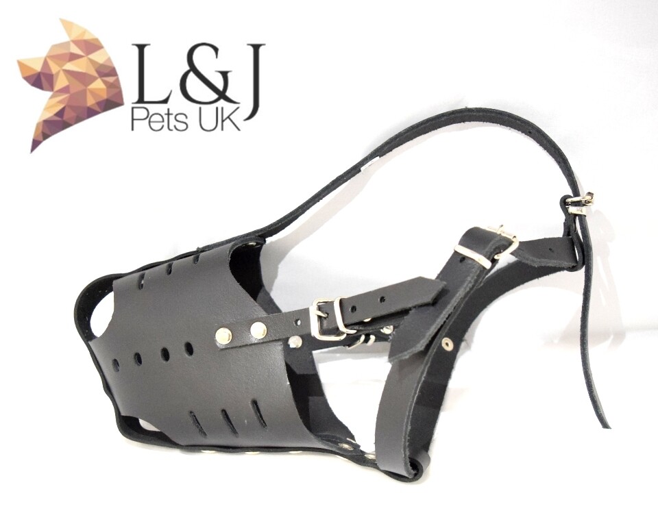 Strong Real leather Dog Muzzle German Shepherd and Other