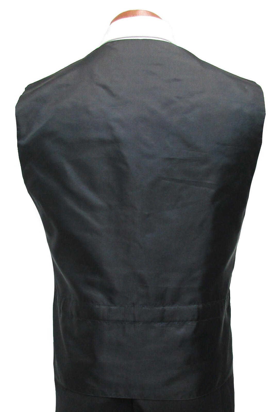 Men's Chaps Black and Silver Tuxedo Vest & Bow Tie Wedding Groom Prom Mason