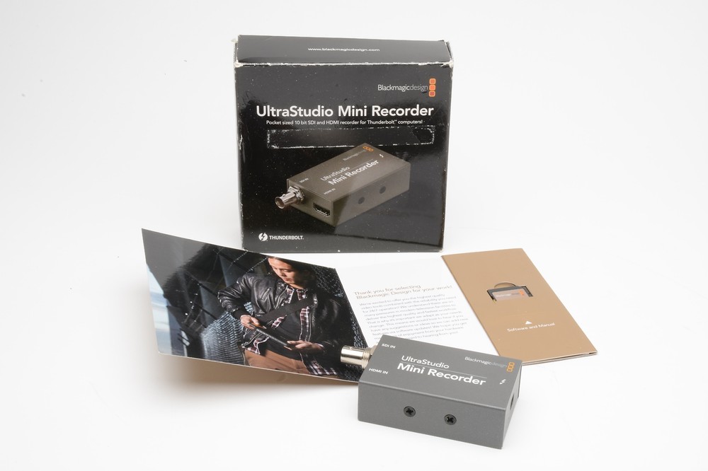 Blackmagic Design Ultra Studio Mini Recorder, boxed, clean, tested
