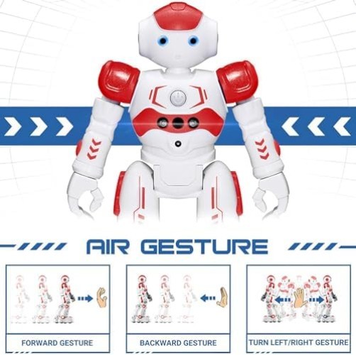 RC Robot Toys for Kids, Gesture & Sensing Programmable Remote Control Smart R...