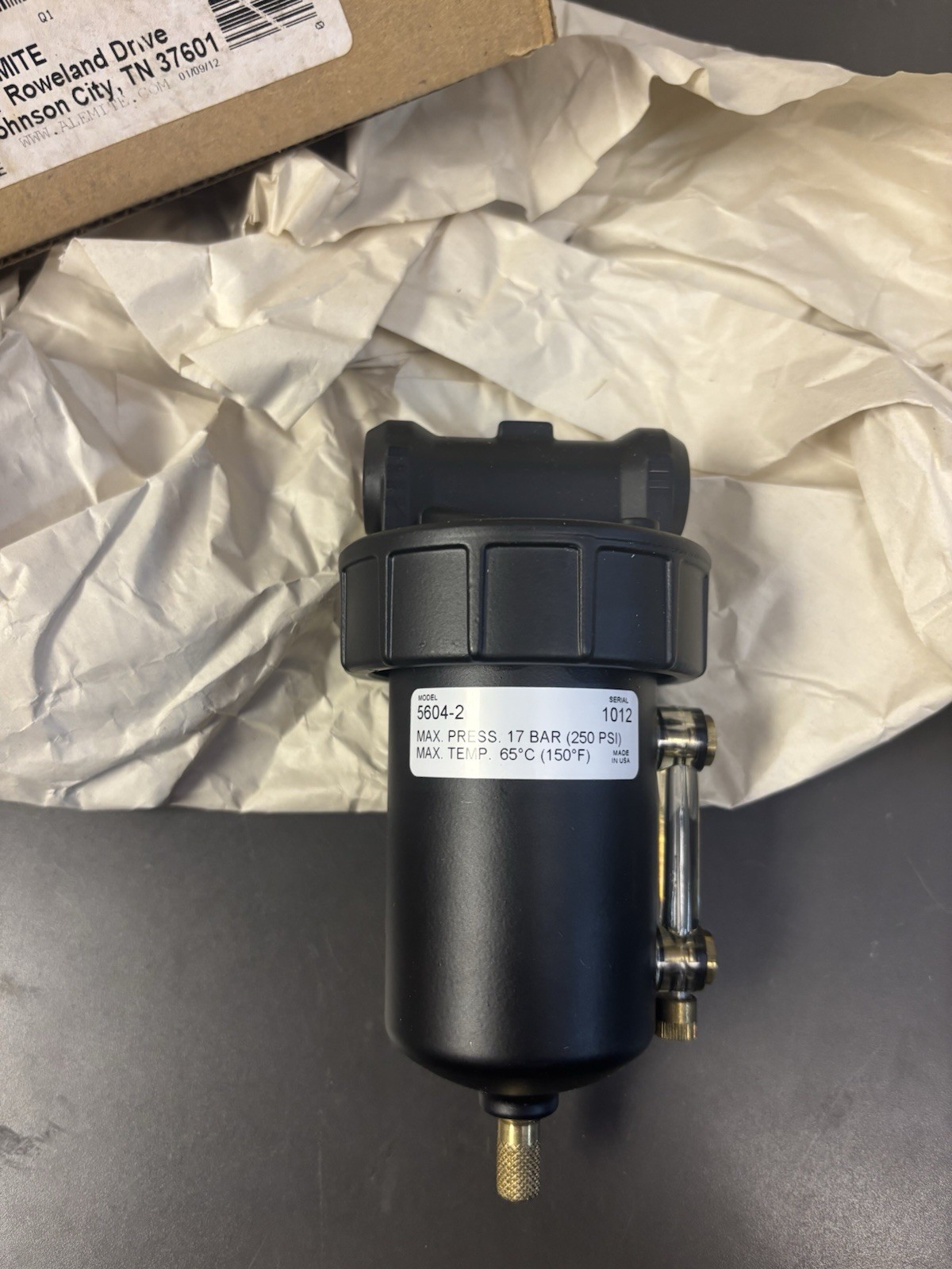 New Alemite Moisture Separator 1/4”, 5604-2