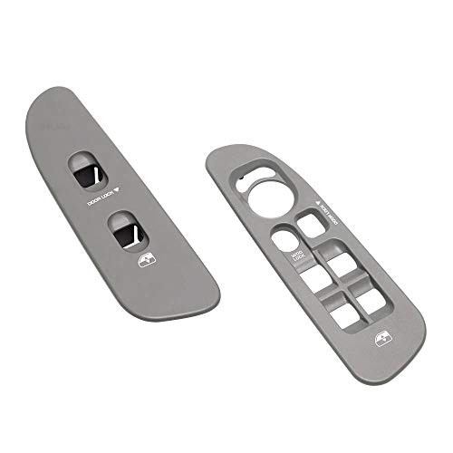 Driver and Passenger Grey Door Window Switch Panel Passenger & Driver Grey