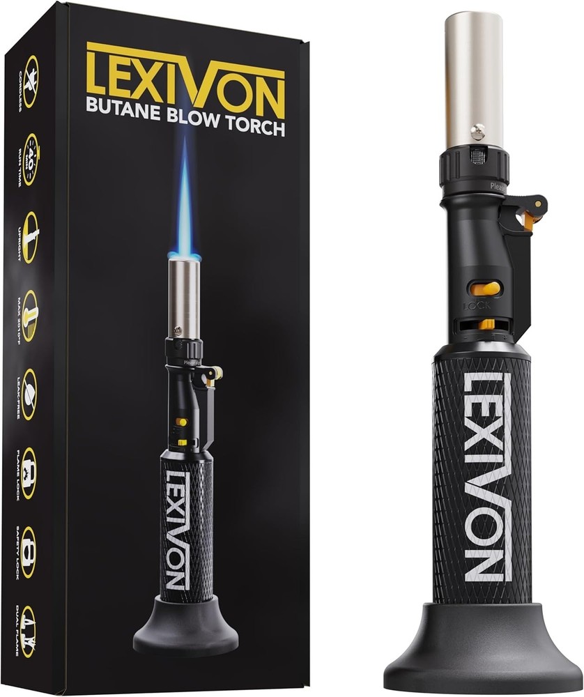 Adjustable Flame Butane Torch for Versatile Use