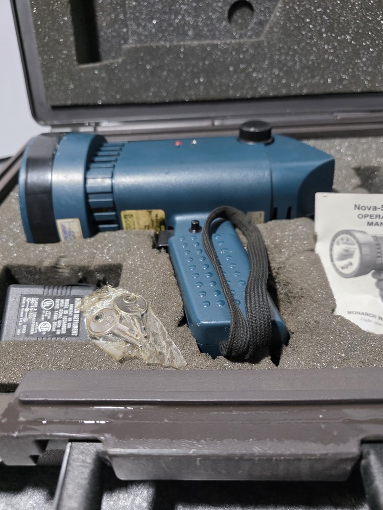 Monarch Nova Strobe Stroboscope In Hard Case Working