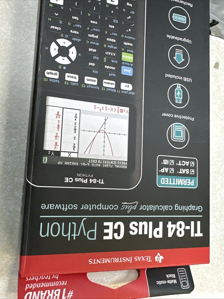 *NEW* Texas Instruments Ti-84 Plus CE PYTHON Graphing Calculator, Black