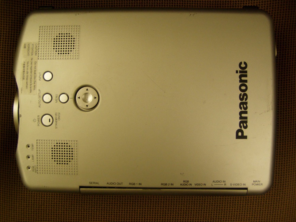 Panasonic 1400LM Full Screen Projector PT-L711U with ceiling mount bracket wide