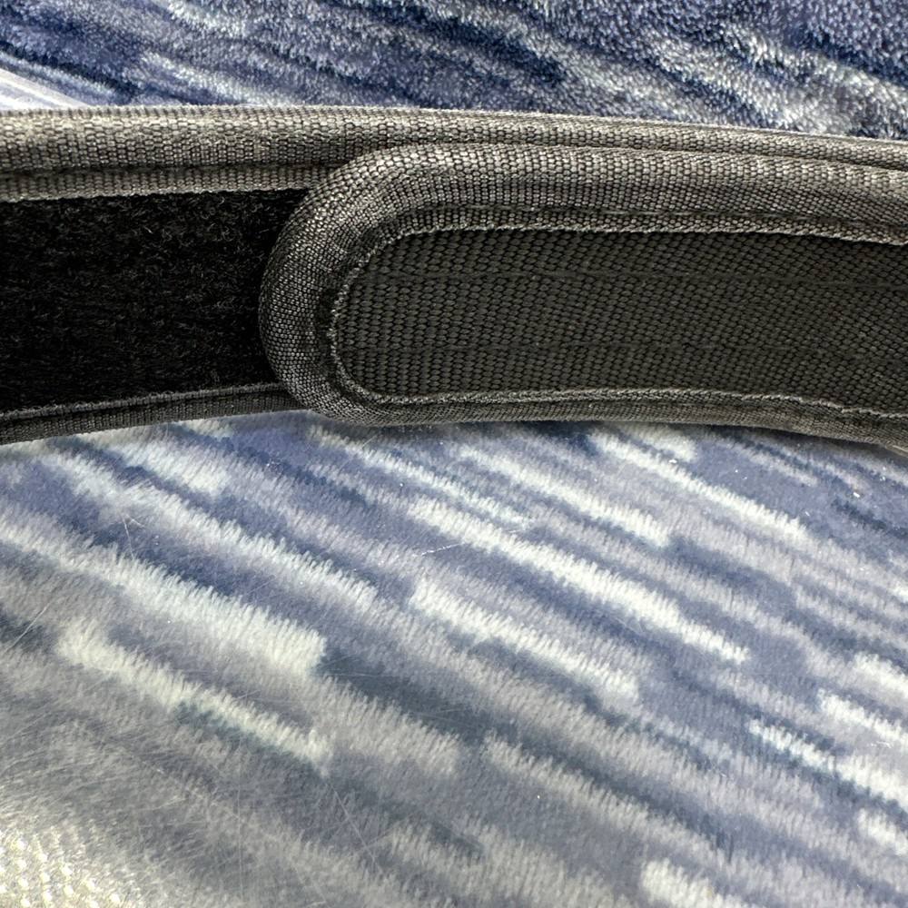 Adjustable utility belt with bungee strap pouch Quick Disconnect Clip Black {V}
