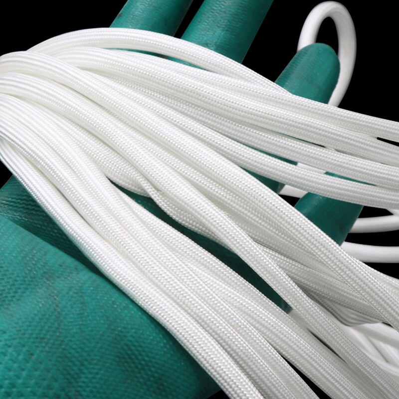 White Heat Resistant Sleeving Cable Wire High Temperature Component