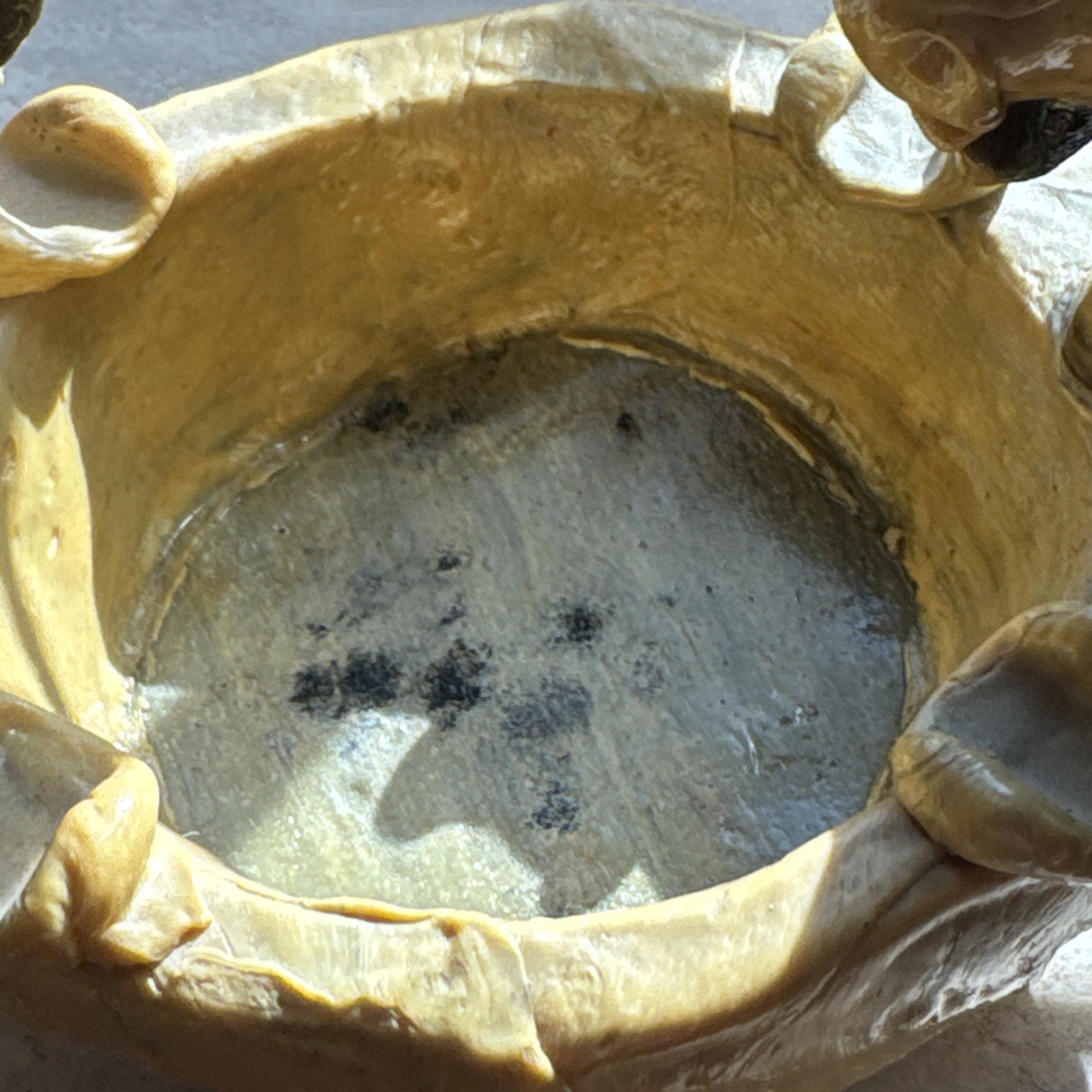 Folk Art Dueling Donkey Ashtray