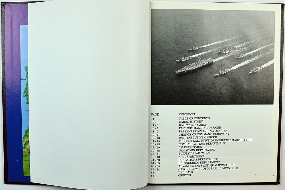USS Caron (DD-970) 2000 Mediterranean Deployment Cruise Book