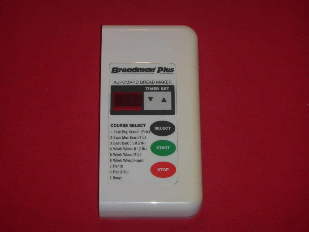 Breadman bread maker machine Control Panel for Model TR-600 Gen 2