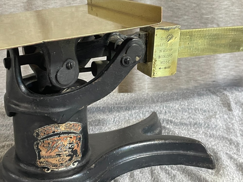 Vintage Weiss Cast Iron & Brass Scale