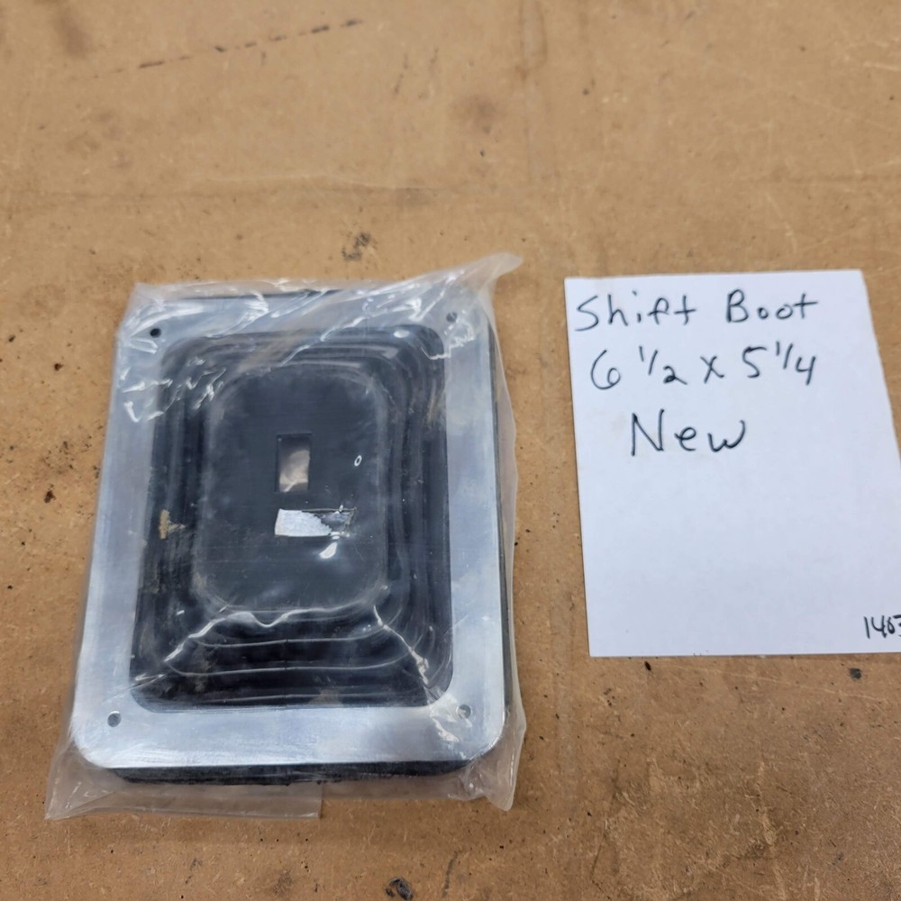 Shift Boot 6 1/2  x 5 1/4  with Chrome Ring