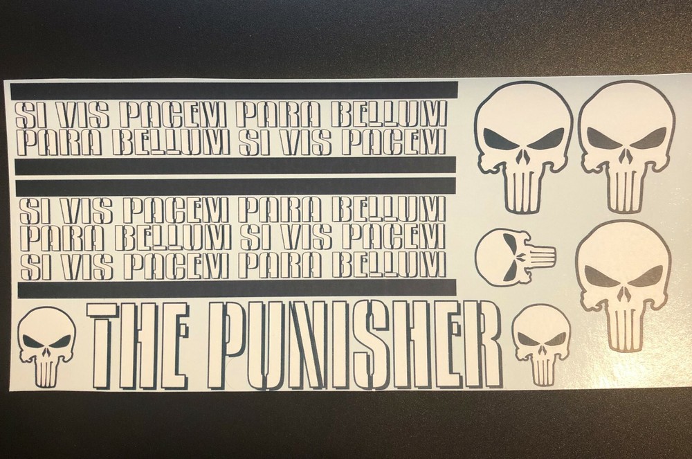 Estes Model Rocket Star Orbiter Replacement Decal Set Punisher